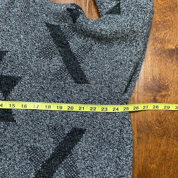 Manor Designs Vintage Acrylic USA Gray Black Pullover Sweater Women's 2XL - Picture 5 of 8